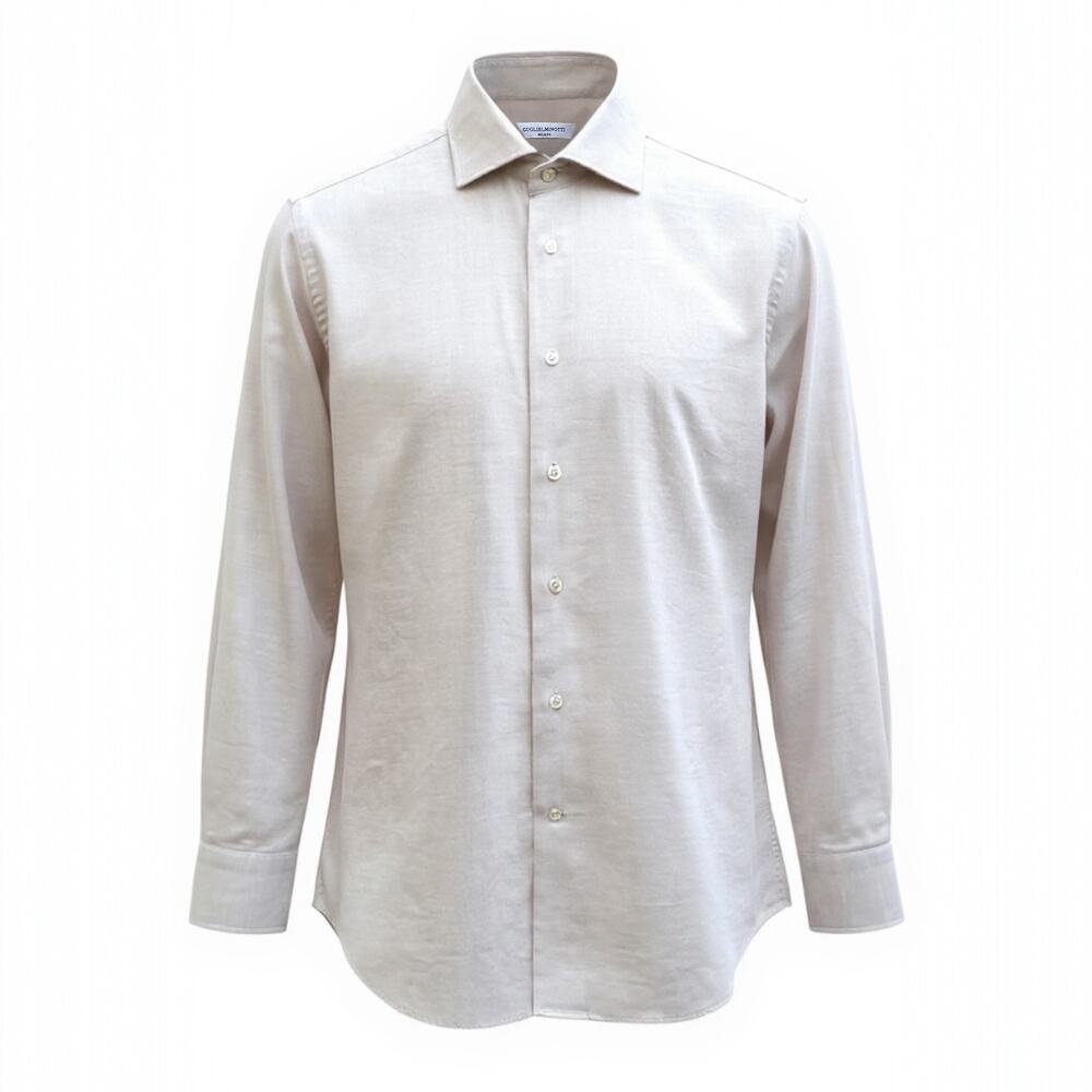 Guglielminotti Milano Men’s Dress Shirt Button Down Cotton Regular Fit 42/16.5 L